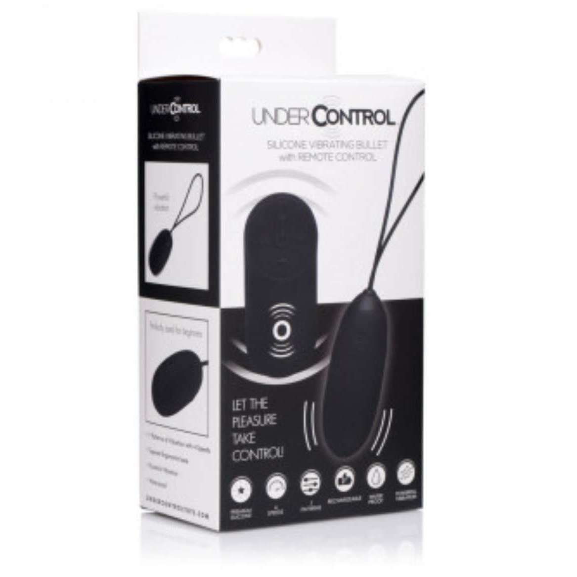 Silicone Vibrating Bullet With Remote Control