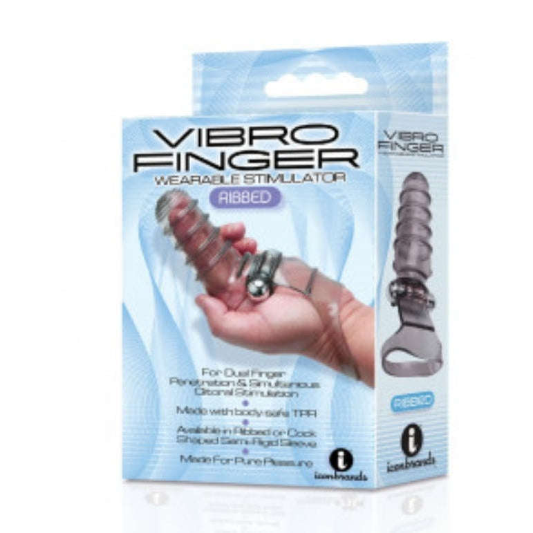 Vibro Finger Wearable Stimulator - Grey