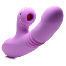 Load image into Gallery viewer, Shegasm Thrusting Suction Rabbit - Purple