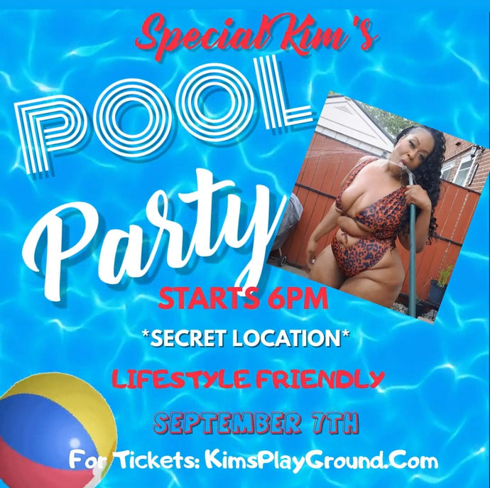 Special Kim's Pool Party     (Single Men Only!)