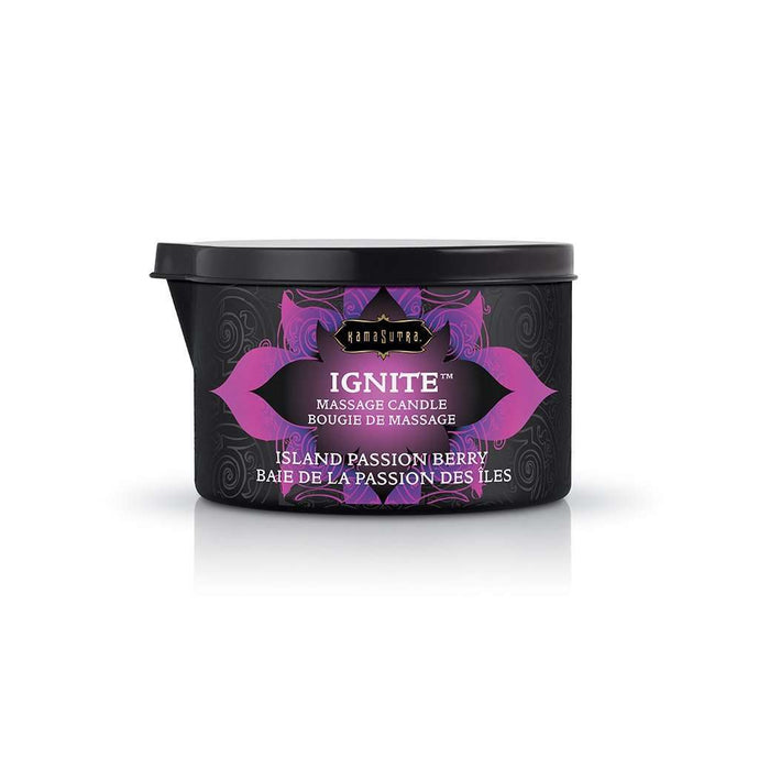 Ignite Island Passion Berry Massage Candle - 6 Oz Passion Fruit - 6 Oz.