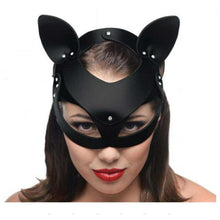Load image into Gallery viewer, Bad Kitten Leather Cat Mask
