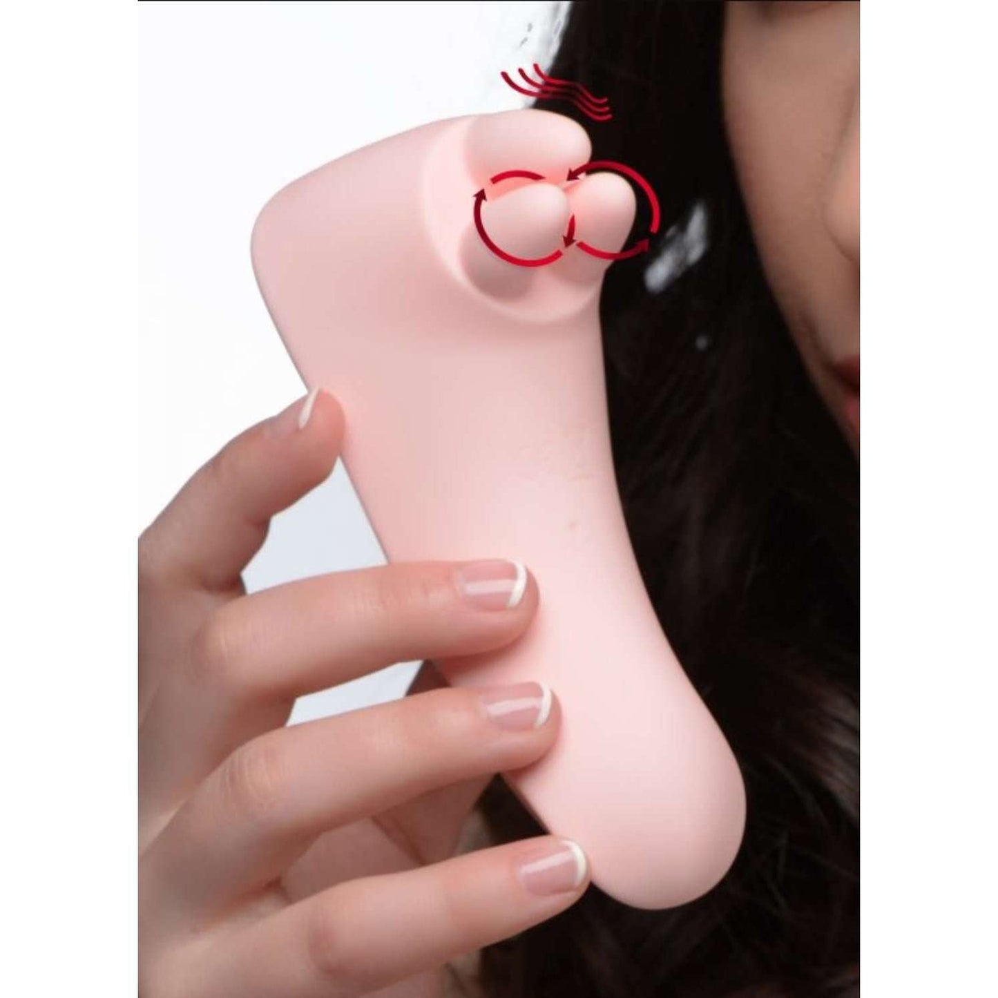 Vibrassage Fondle Vibrating Clit Massager - Pink