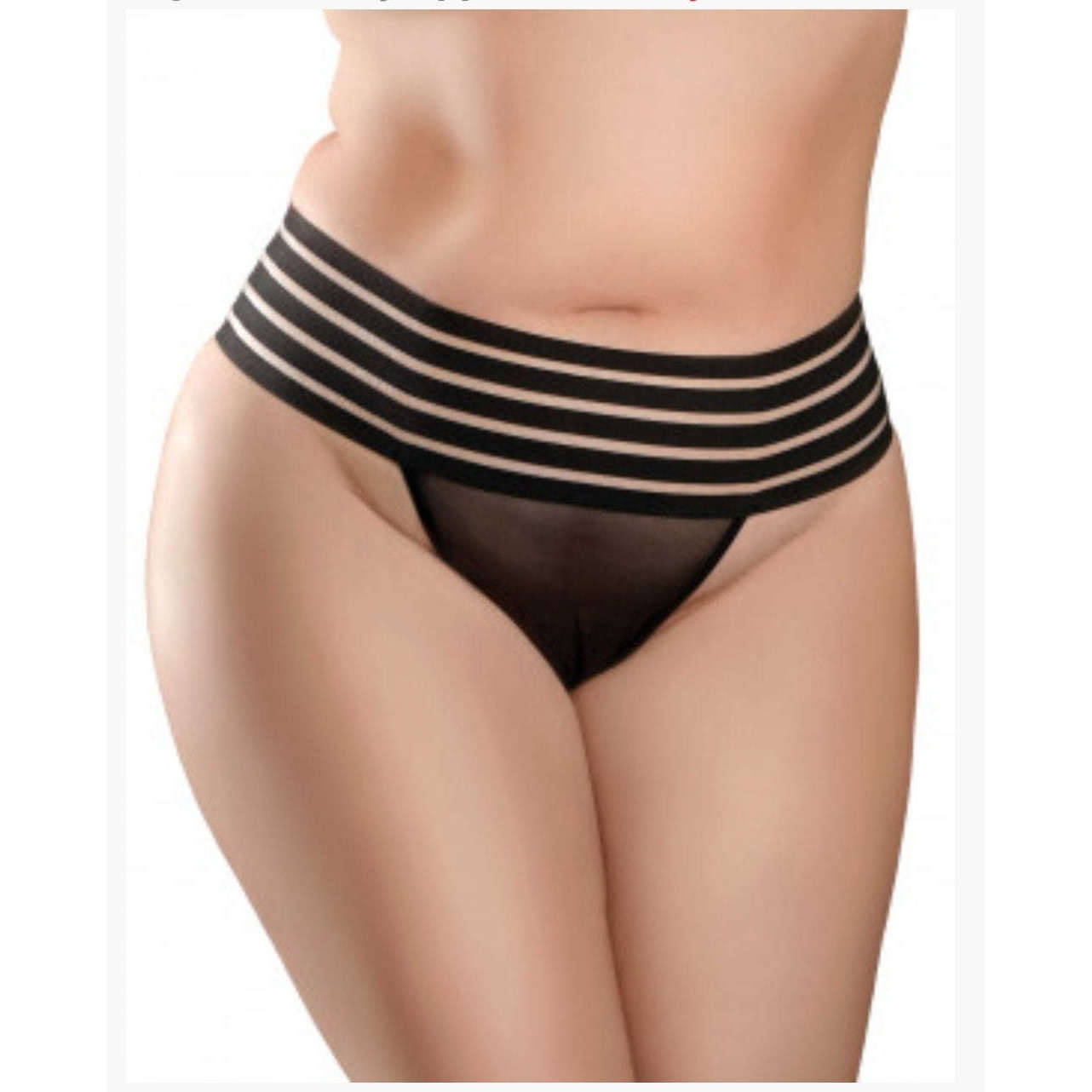 Hookup Panties Crotchless Love Garter
