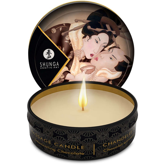 Mini Massage Candle - Excitation - Intoxicating  Chocolate - 1 Fl. Oz.